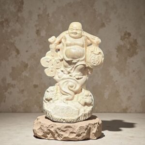D124 Peachwood Maitreya Buddha