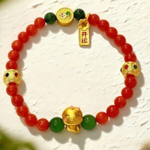 D90 Bead Bracelet: Flash of Insight, Wisdom & Wealth
