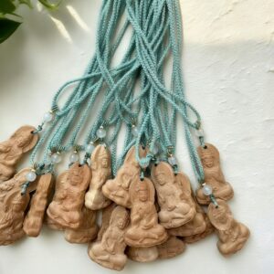 D141 Wooden Carved Pendant · Buddha Motif